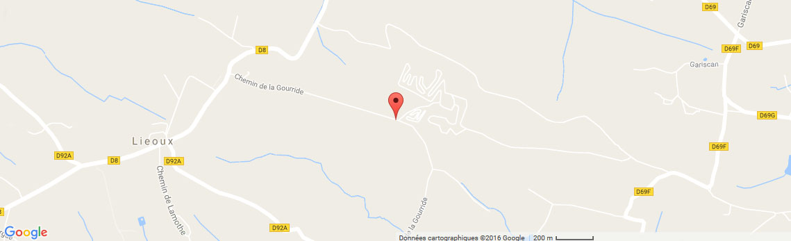 localisation Terrain Moto Club Comminges Lieux